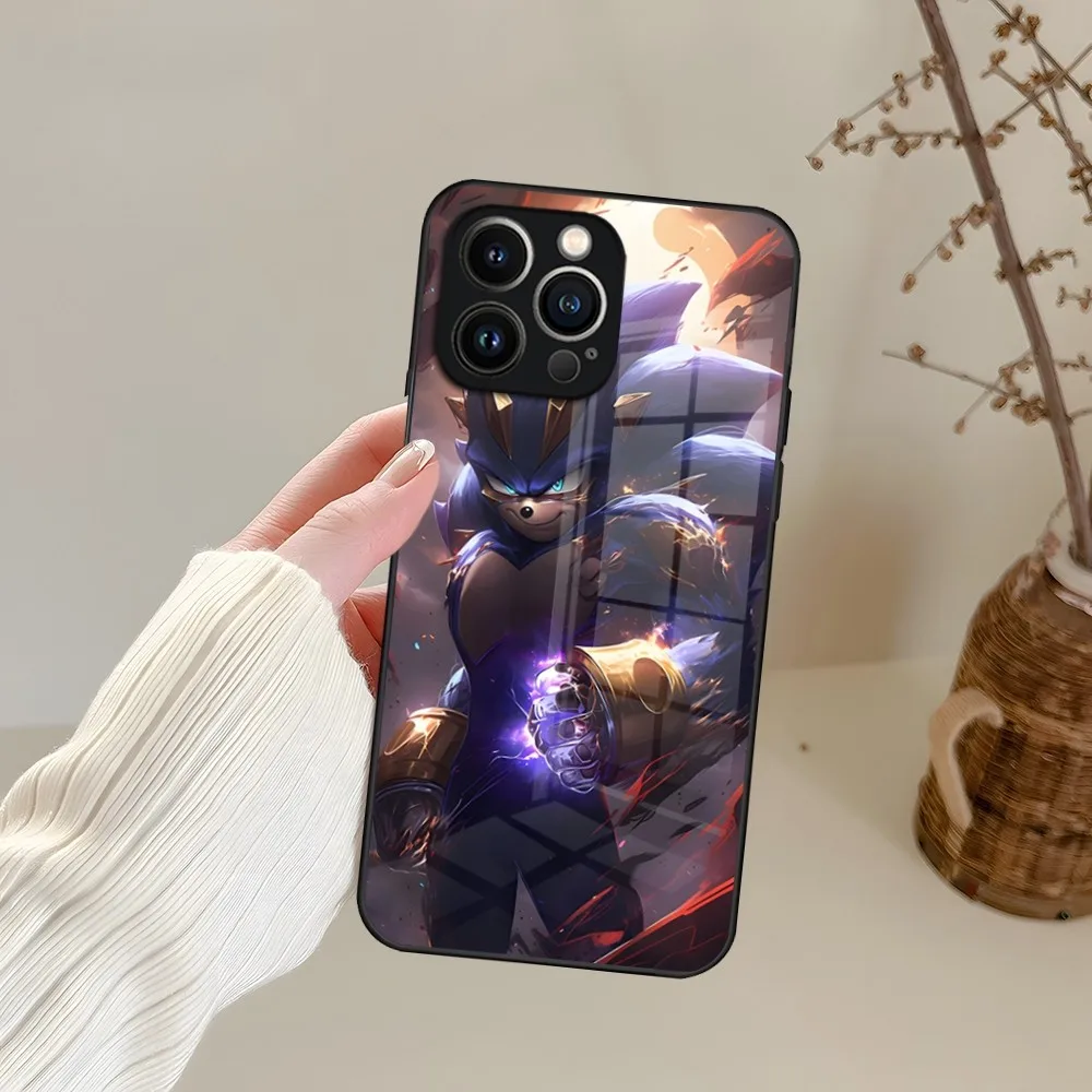Чехол для телефона Sonics the H-HedgehogES iPhone 15 13 14 12 11 Pro XS Max Plus Mini X XR 8 7 6s SE2020 чехол из