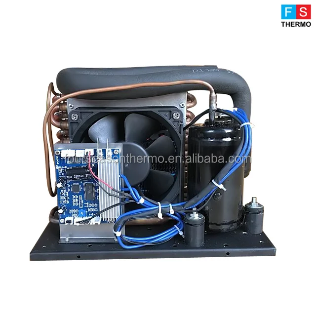 12v & 24v battery powered system for air conditioner of truck cabin mobile cooling application for car ship and camping