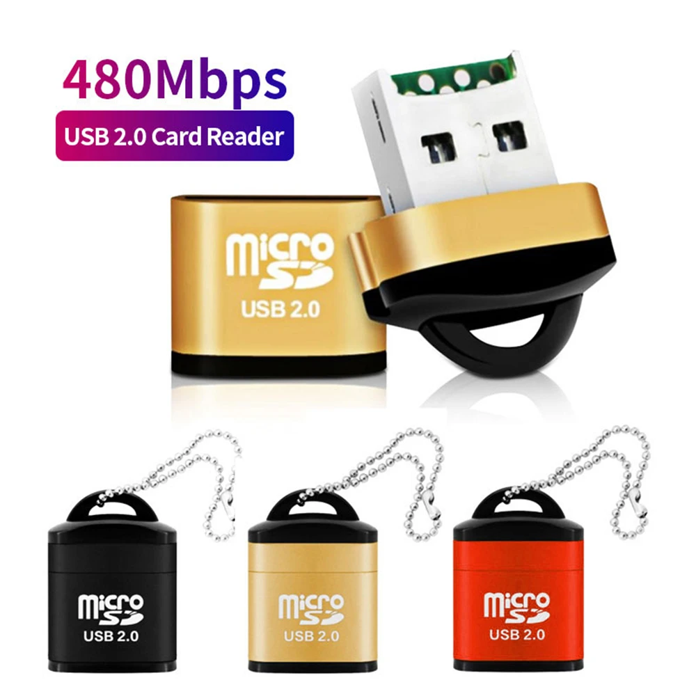 Mini High Speed USB 2.0 Card Reader TF Micro SD Memory Card Adapter For Computer Desktop Laptop Notebooks Micro SD USB cartridge