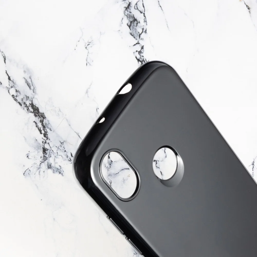 Transparent Phone Case for Caterpillar Cat S52 S 52 Soft Black TPU Case for Caterpillar CAT S52 S 52 with Temepred Glass Cat S52