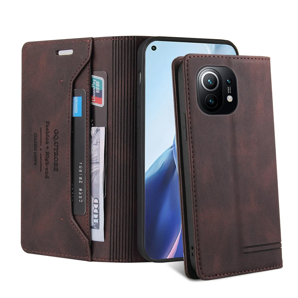 Кожаный чехол для Xiaomi RedMi Note 10 11 11S 10S 9S 9 8 7 Pro 9T 9C 9A Mi 11T Poco X3 GT NFC M4 M3 F3 10T | Мобильные