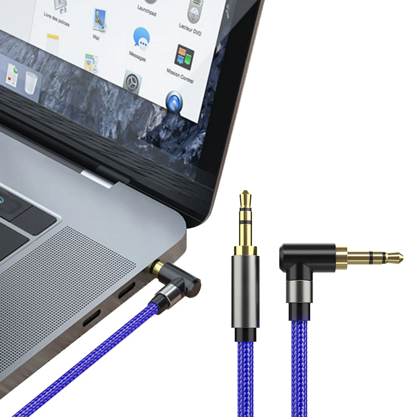 

Аудиоадаптер 3,5 мм, Кабель Aux для автомобильной стереосистемы, планшетов, колонок для домашнего кинотеатра, аудиокабель для смартфона