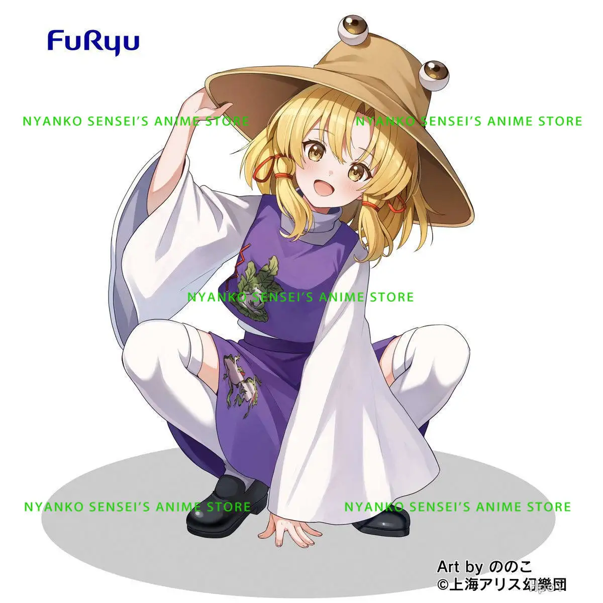 Фото В наличии: Фигурка FuRyu Noodle Stopper Touhou Project Суако Мория, 10 см, аниме-модель, игрушка-кукла, модный настольный коллекционный предмет №5