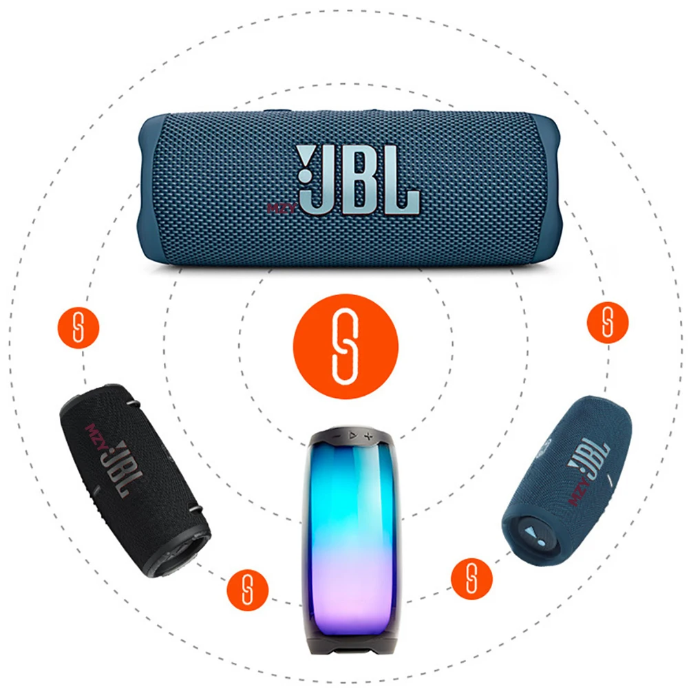 

100% Original mzyJBL FLIP 6 Wireless Bluetooth Speaker Portable IPX7 FLIP6 Waterproof Outdoor Stereo Bass Music Track Speaker