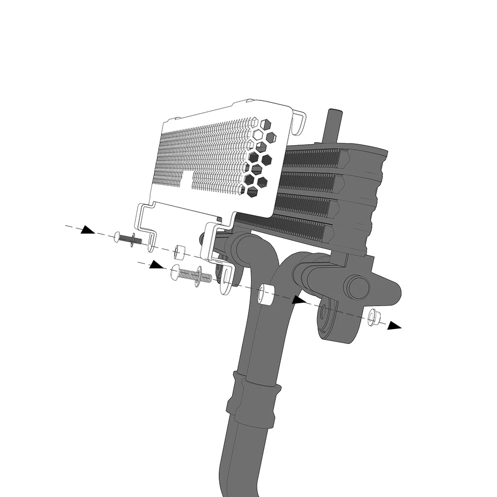 Решетка радиатора мотоцикла защитная крышка аксессуары защита масляного