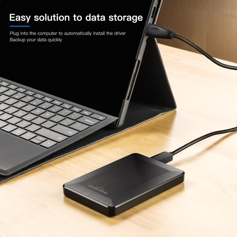 UnionSine HDD 2,5-дюймовый портативный внешний жесткий диск 250 ГБ/320 ГБ/500 ГБ/1 ТБ USB3.0 для хранения данных, совместимый с ПК, Mac, PS4, настольным компьютером, MacBook