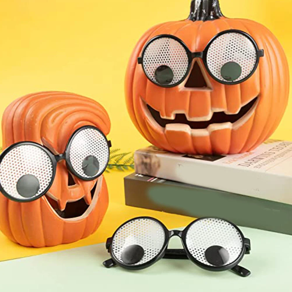 6 шт. очки в круглой оправе маскировка Googly забавная вечеринка креативная одежда