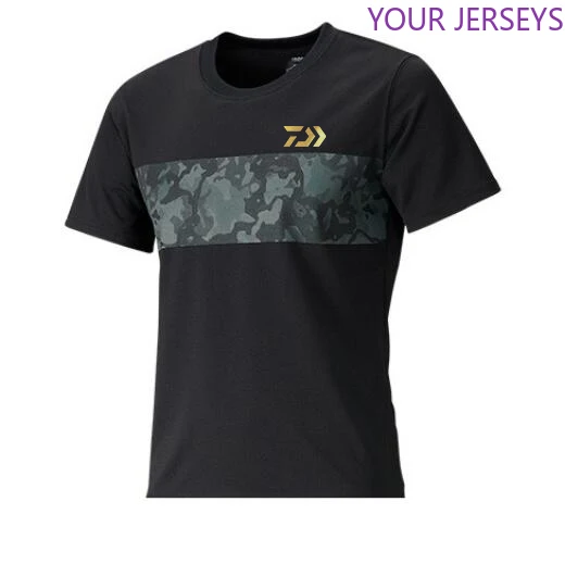 

New 2021 Summer Outdoor Sunscreen Cycling Fishing Clothing Breathable Anti-Mosquito Short Sleeve Quick-Drying Shirt DAIWA Pesca