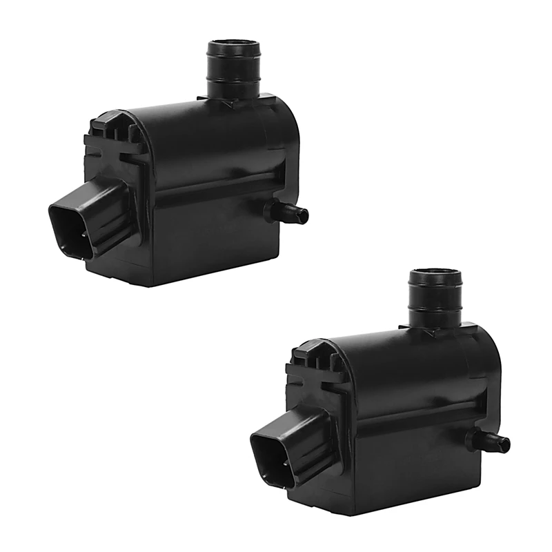 

2X Twin Outlet Windscreen Washer Pump For Hyundai I20 I40 Tucson Elantra Santa Fe 98510-26100, 98510-2J000