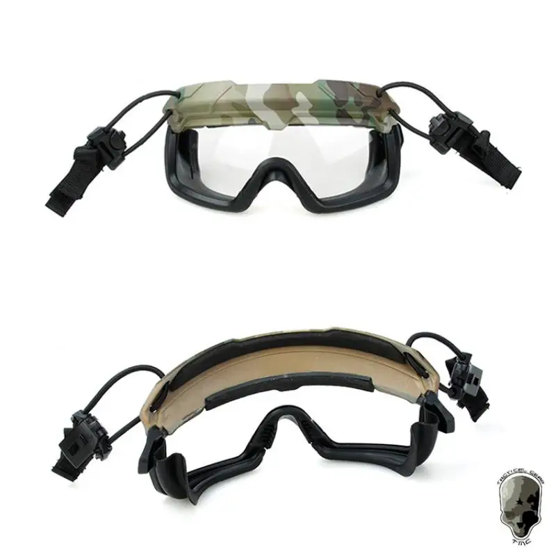 

Separate Anti Fog Goggles for Tactical Helmets ANSI Z87.1 Explosion Proof Level Military Hunting Airsoft Goggles Equipments