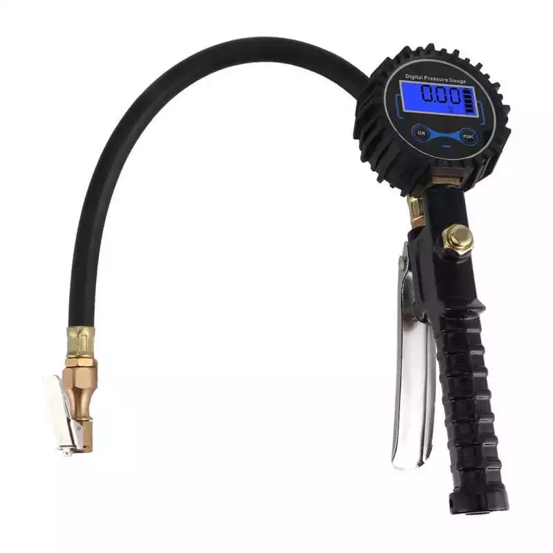 Tire Pressure Gauge Inflator Tire Pressure Gauge Easy To Calibrate with Valve Core Opening Tool for Motorcycles Cars for Small