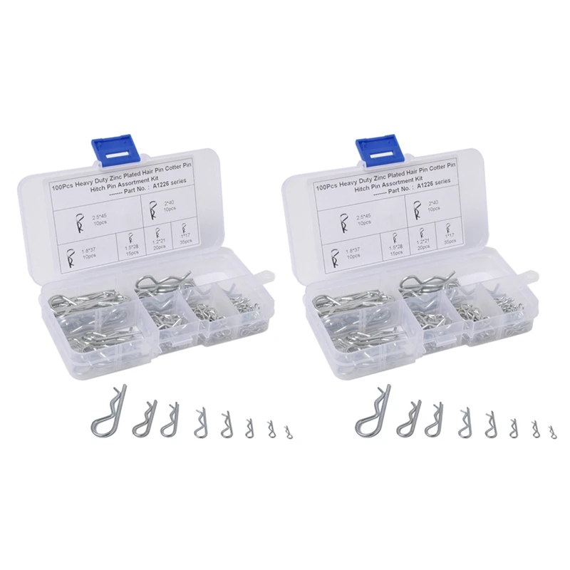 200 шт. M1 M1.2 M1.5 M1.8 M2 M2.5 стальные Пружинные штифты типа R Волнистый зажим разделенный