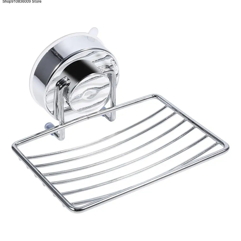 

Stainless Steel Vacuum Suction Cup Hook Holder Soap Dishes Super Suction Hanging Rack Holder Bathroom Kitchen Accessories