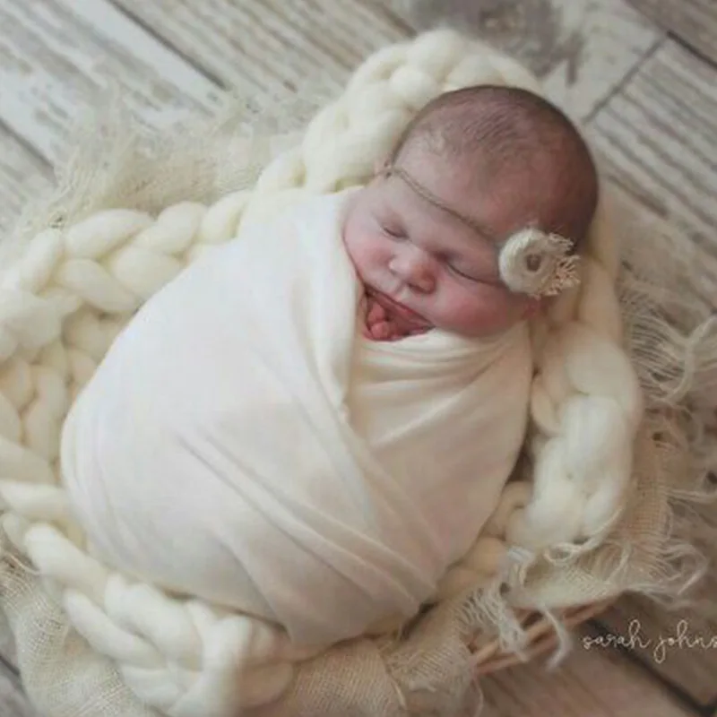 

Эластичное одеяло для новорожденных Фотография черный реквизит для детской фотосъемки многоцветный однотонный фото аксессуар