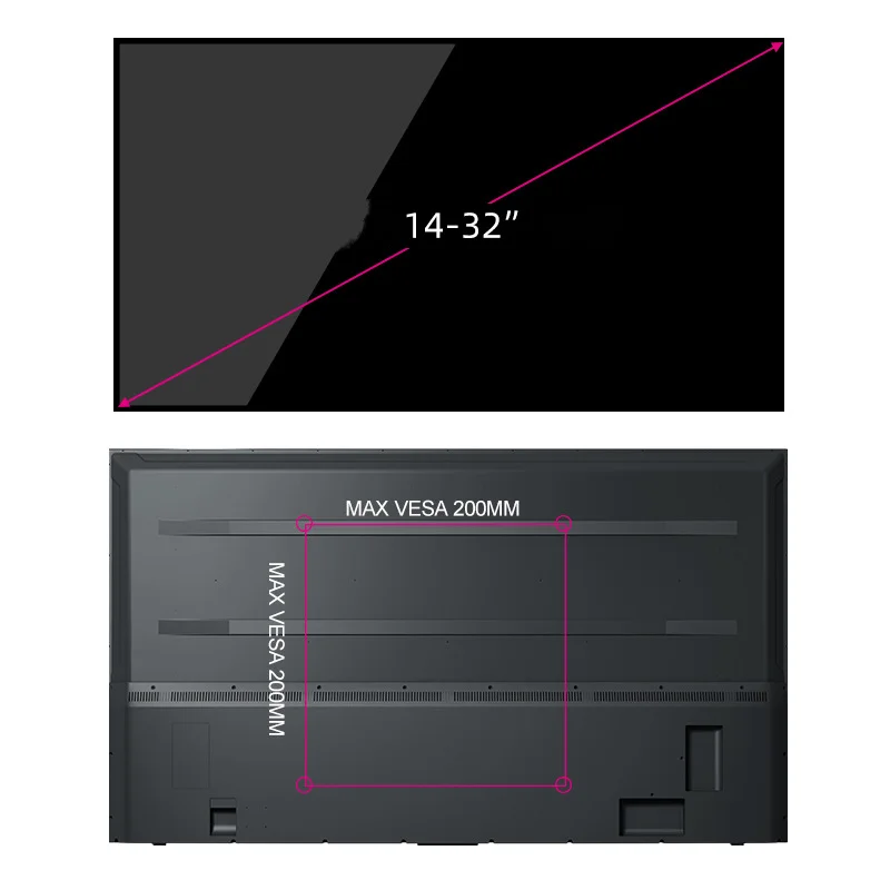 Настенный кронштейн для телевизора Универсальные мониторы телевизоров с