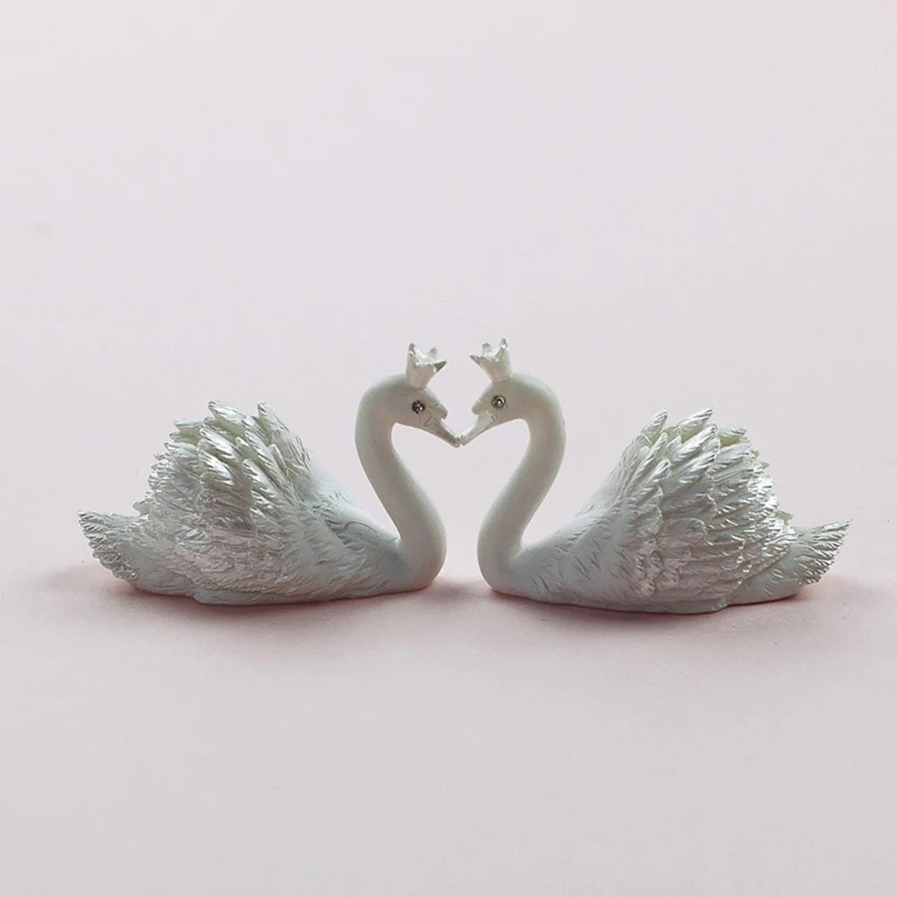 

2pcs Place Holder Table Number Clip Swan Shape Meno Holder Clip for Party Wedding Home
