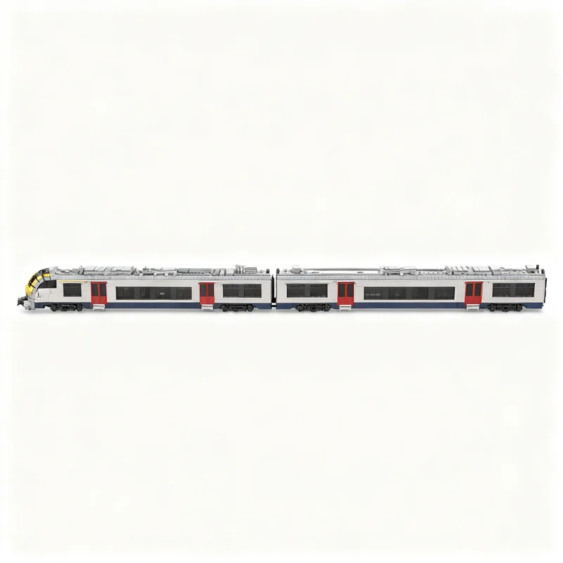 Фото 7136 деталей MOC, модель городского поезда Siemens Desiro класса 08, Бельгия, строительные блоки, игрушки, архитектура, рождественский подарок, конструктор. №1