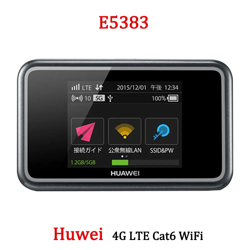 

Мобильный Wi-Fi роутер Huawei E5383 4G LTE Cat6