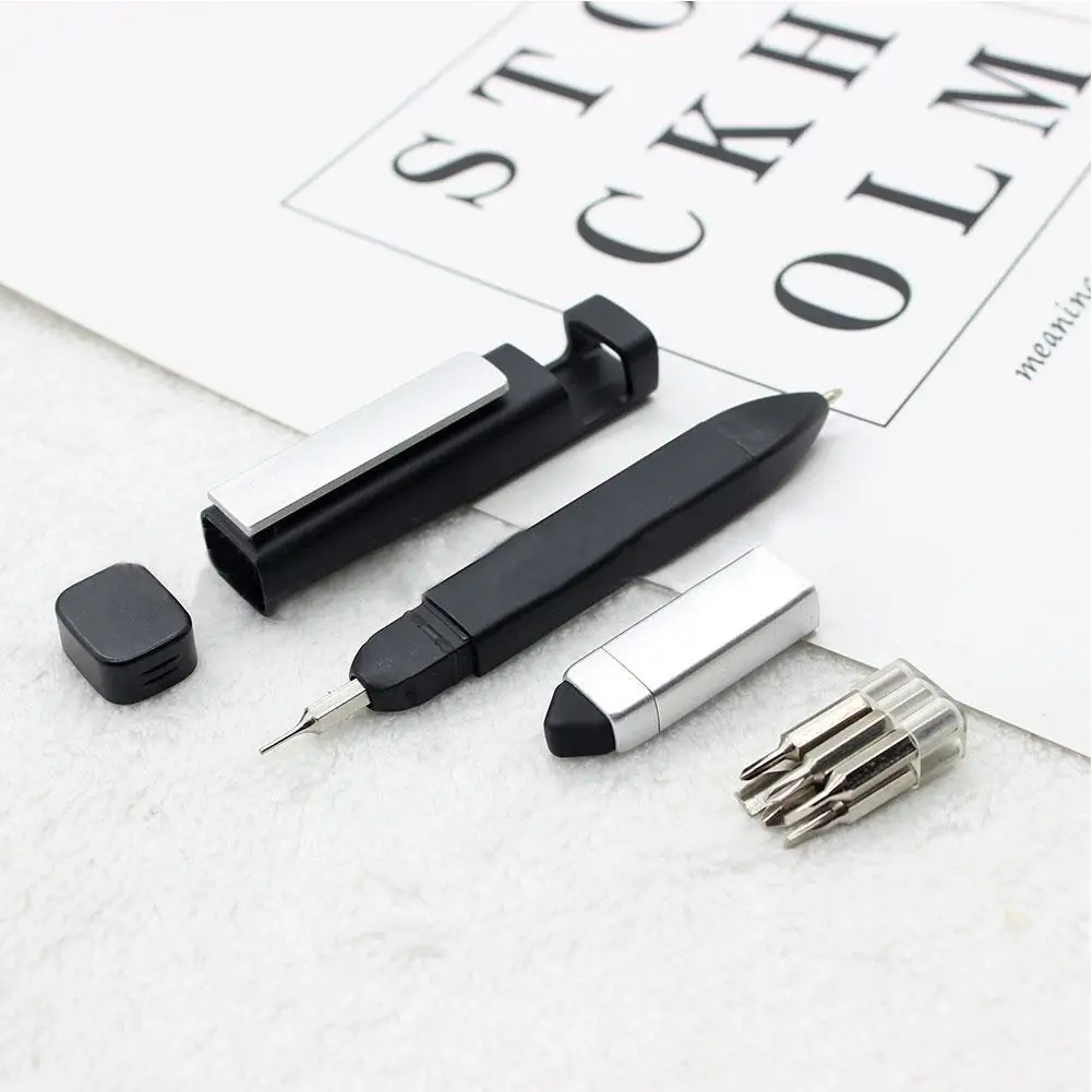

4 In 1 Protable Multifunction Ballpoint Pen Pocket Precision Mini Screwdriver Pen Repair Hand Tools Kit Pen For Apple Ipad