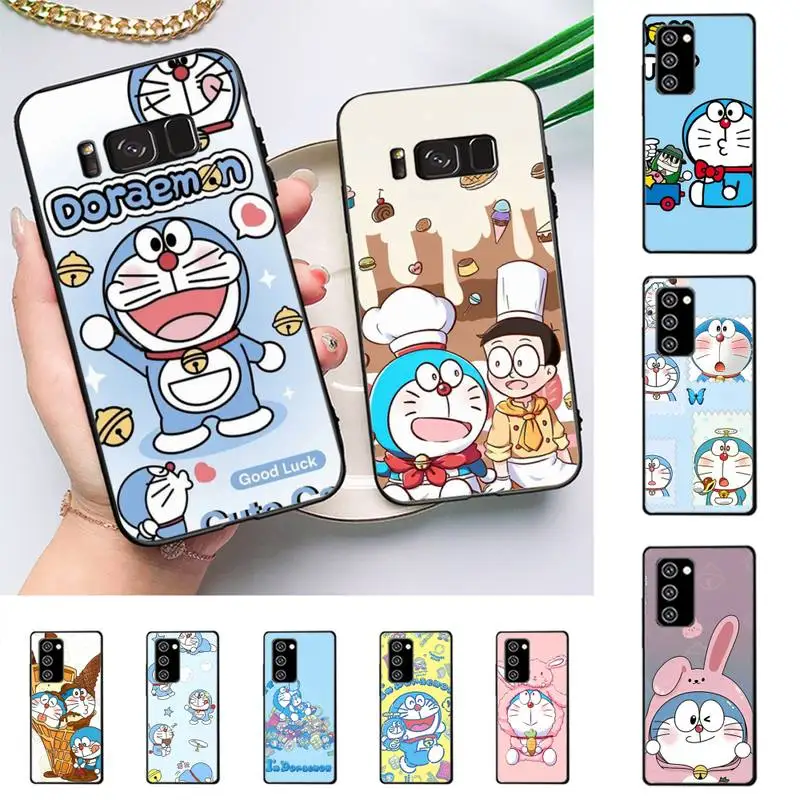 

Anime Doraemon Phone Case For Samsung Galaxy Note 10Pro Note 20ultra cover for note20 note 10lite M30S Back Coque