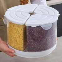 rice bucket rotating kitchen compartment classification moisture proof and insect proof sealed rice cylinder grain storage tank
