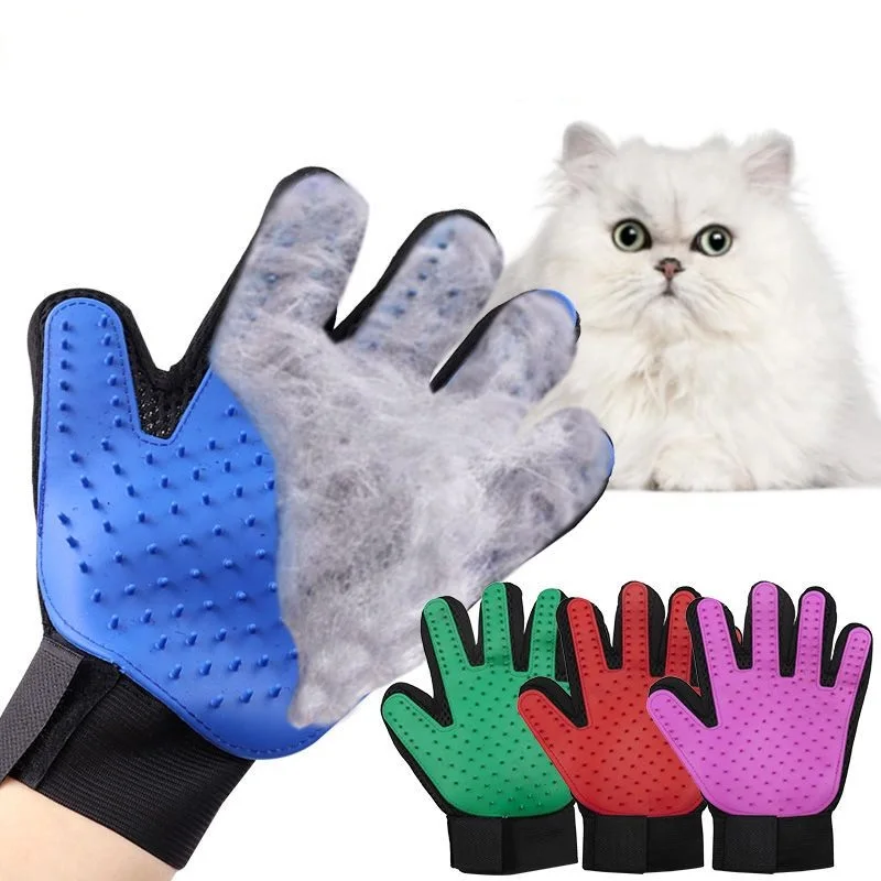 

Pet gloves hair removal and floating hair removal brush cat gloves bath massage comb pet cleaning supplies