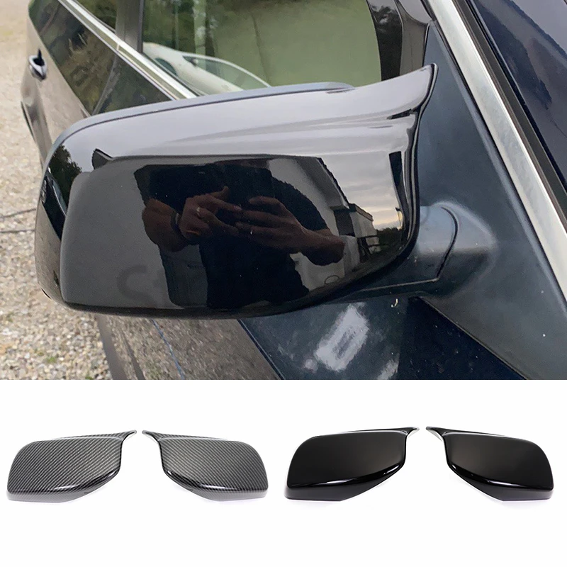 E60 Mirror Cover M Style Car Side Rearview Mirror Cover Cap Trim For BMW 5 6 series E61 E63 E64 2003-2010 Rear View Mirror Caps