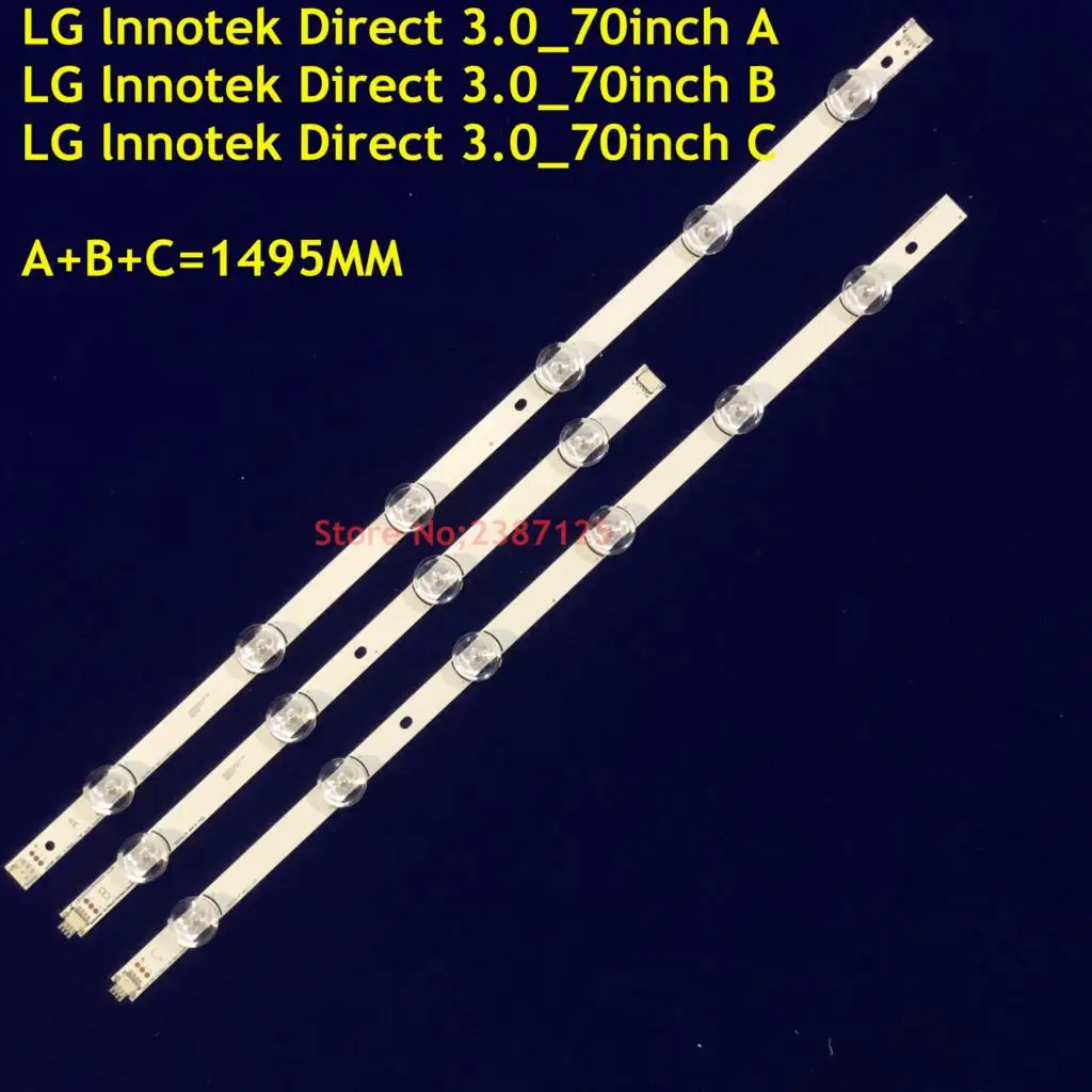 

LED Strip LG Innotek Direct 3.0-70inch ABC Type For 70LB5610 70LB7100 70LB7200 70GB7200 70LB650V 70GB6500 70LB572V HC700CUF