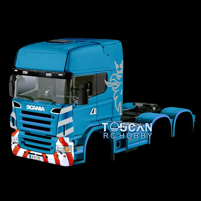 

1/14 Hercules RC Painting Body Shell Highline KIT Tractor Truck DIY Cabin Trailer Car For Toys Scania Toucan Model THZH0462-SMT8