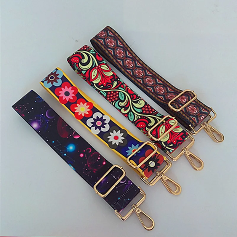 

Shoulder Bags Straps Accessories Wide 5CM Adjustable Nylon Belts Star Sky Replacement Women Decorative Obag Handle Ornament