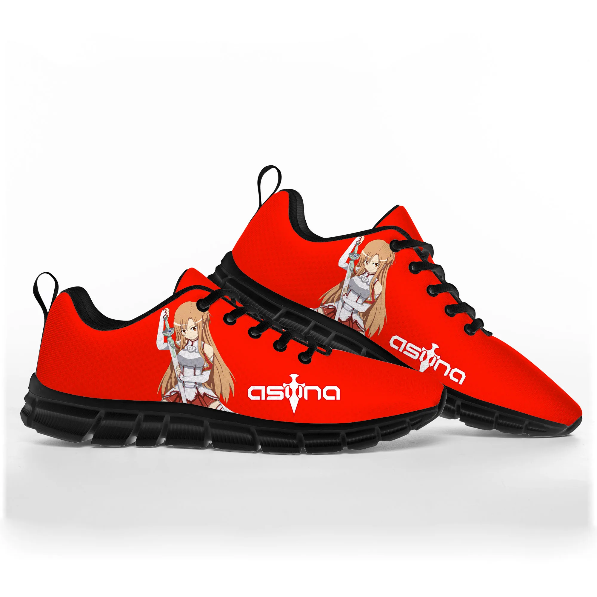 

Новинка Asuna манга меч искусство онлайн спортивная обувь для мужчин женщин подростков детей детские кроссовки под заказ Высокое качество обувь для пар