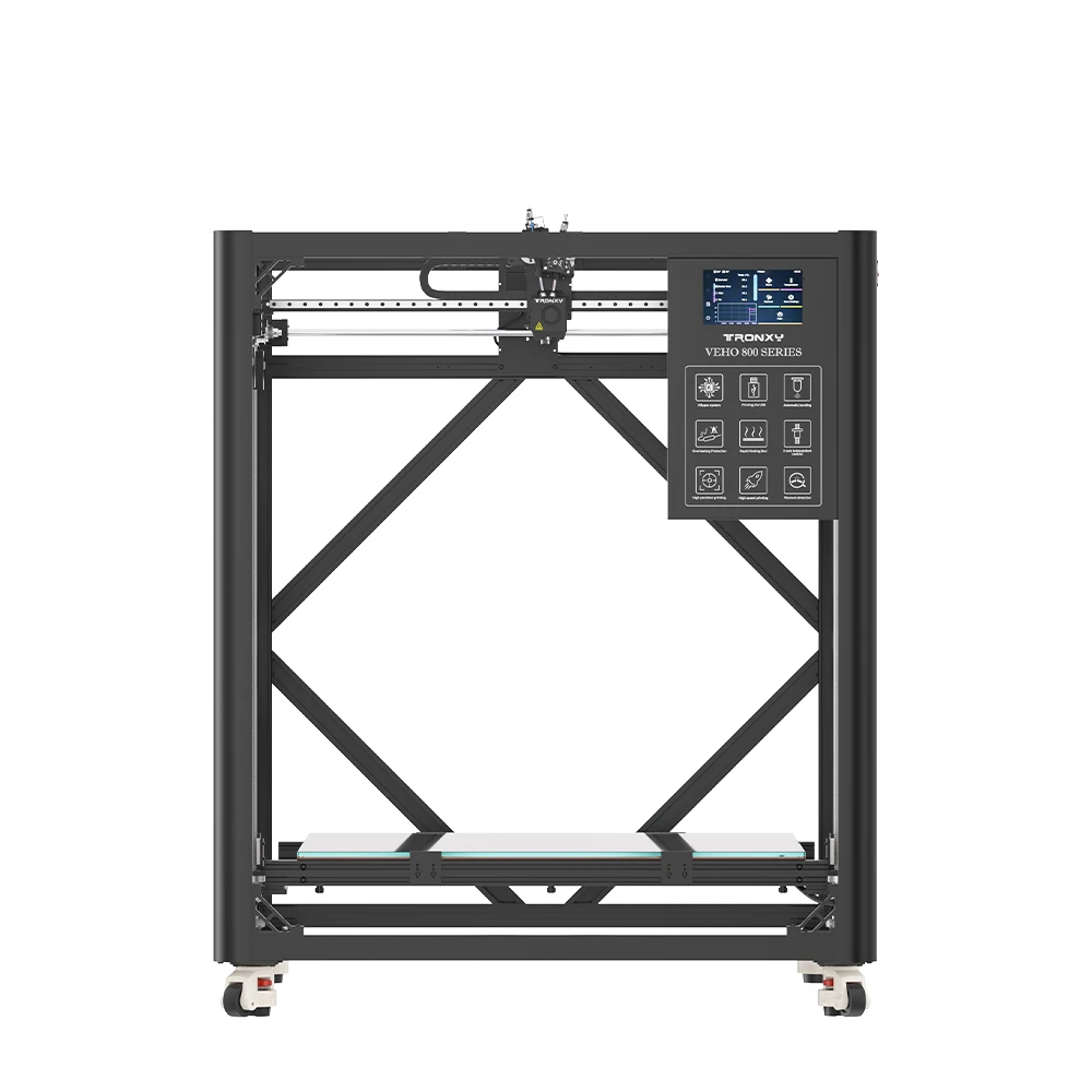 Фото VEHO 800 PRO 2E Новая улучшенная версия 3D-принтера 2-в-1 с огромной областью печати 800*800*800 мм, автоматическим выравниванием, структурой CoreXY и прямым экструдером №2