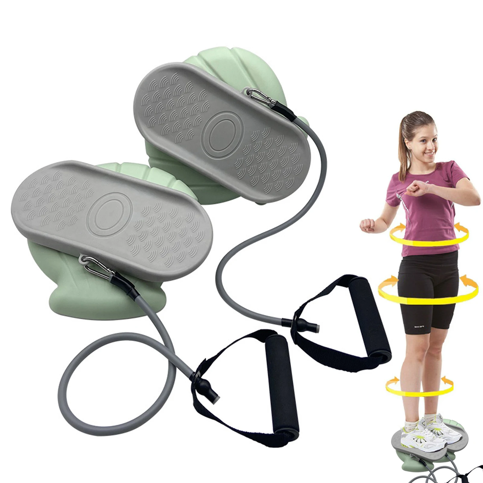 

Split Waist Twist Disc Compact Core Waist Twisters Balance Board Ab Twisters Board Full Body Toning Workout Abs Core Workout