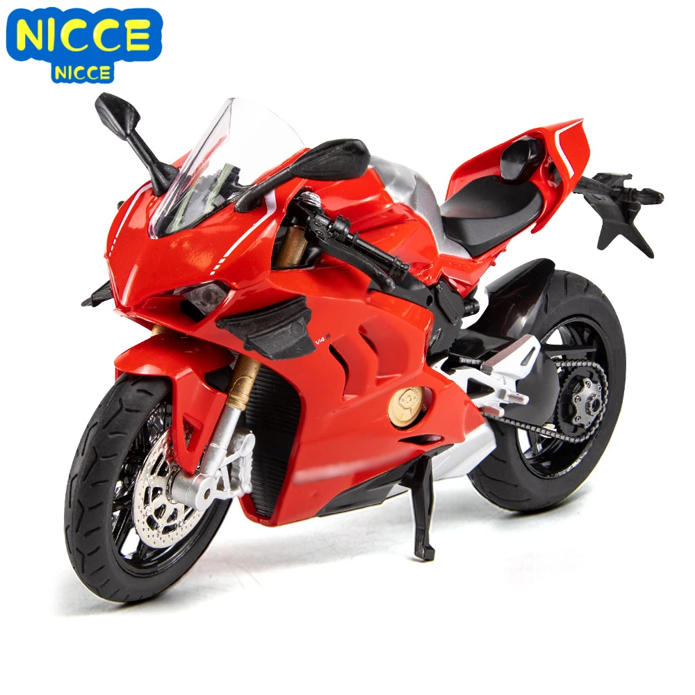 

Nicce 1:12 Ducati V4S Alloy Motorcycle Figurines Diecasts Kids Toy SportBike Racing Model Replicas Car Collect Gift for Boys M17