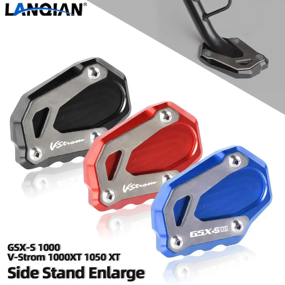 

Motorcycle Aluminium Kickstand Extension Pad Side Stand Enlarger For Suzuki V-Strom 1000 1000XT GSX-S 1000 S F V Strom 1050 XT
