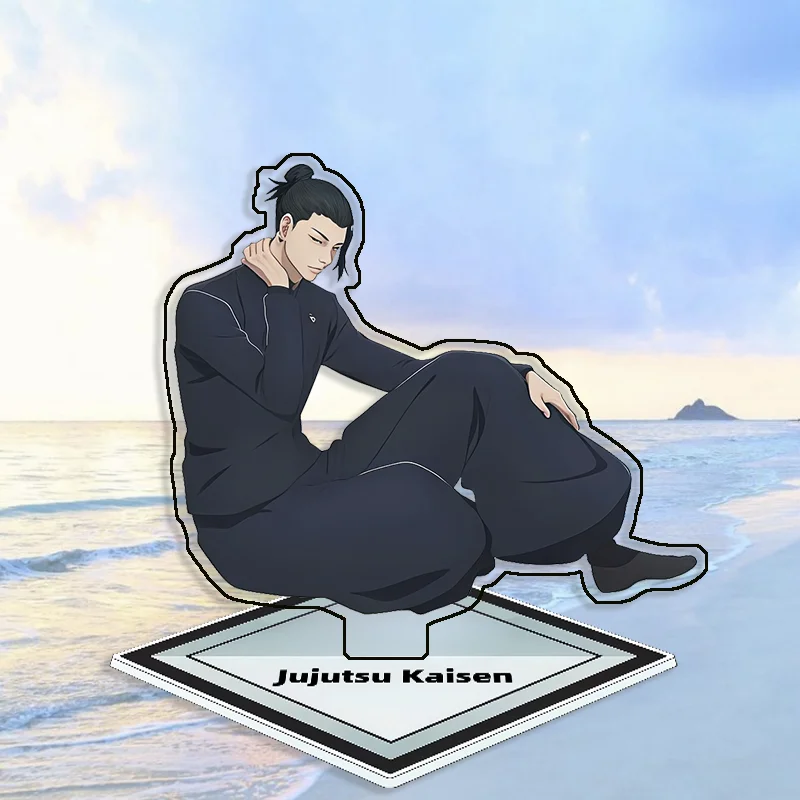 Фото Настольная акриловая фигурка-стенд по аниме Jujutsu Kaisen: Маки Зенин, Тоэ Инумаки. Сделано своими руками. Декор для рабочего стола, игрушка, подарок для фанатов. 15 см. №4