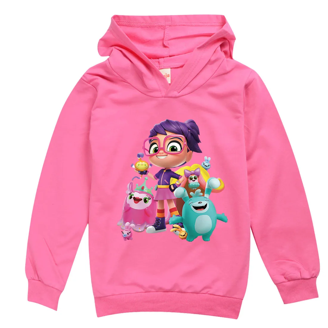 

Толстовка детская с капюшоном, с длинным рукавом и принтом