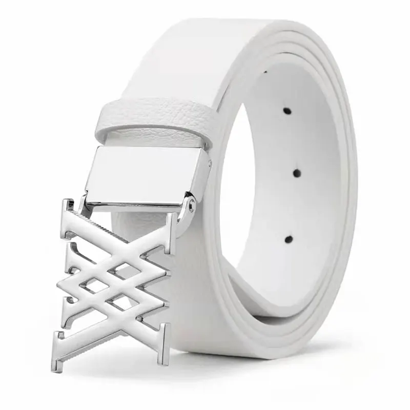 

Golf Belt Men's Women's Universal Golf Leather Belts for Women Alloy Buckle Fashion Casual Versatile125CM Can Be Cut