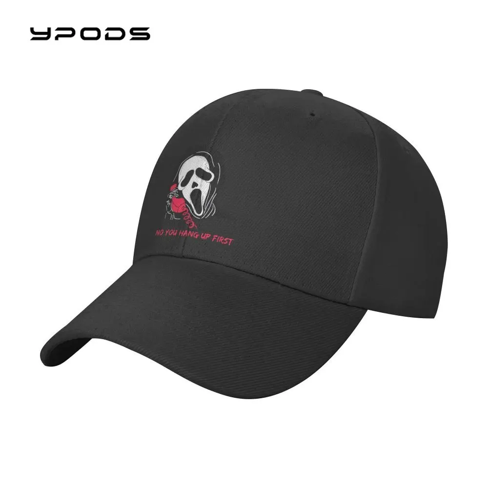 

Мужская бейсбольная Кепка Ghostface No You Hang Up First Sidney Prescott Film Cry Casual Retro Gorras Trucker Moto Gp бейсболка