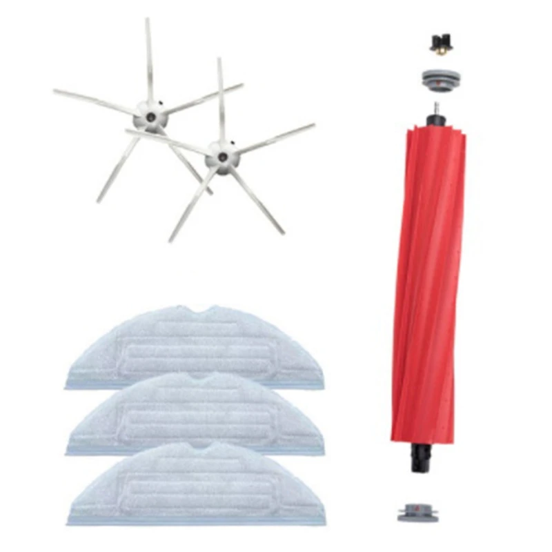 

Съемная основная/боковая щетка для Roborock S7 T7S T7 PLUS, Швабра, ткань, запасные части, аксессуары для пылесоса