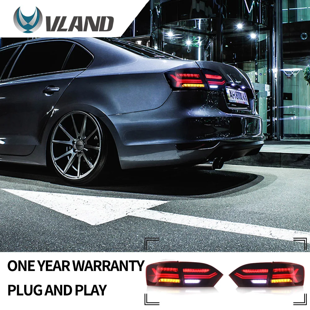 

Vland Factory accessories for Car Taillight for Jetta1/Sagitar MK6 LED Rear Lamp 2012-2015 Full LED with Sequential indicator