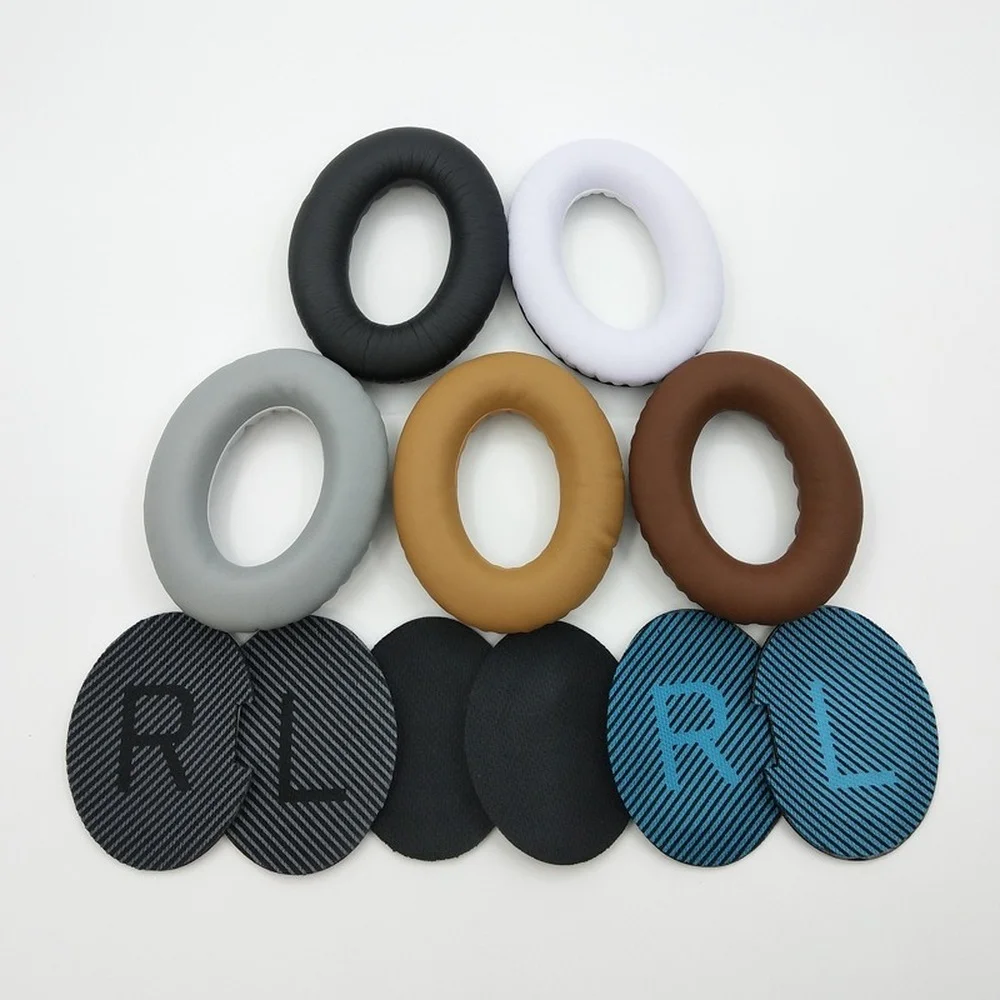 Фото 1 Pair Replacement foam Ear Pads pillow Cushion Cover for BOSE Soundtrue AE2 IW QC15 QC25 QC35 Headphone Headset EarPads №3