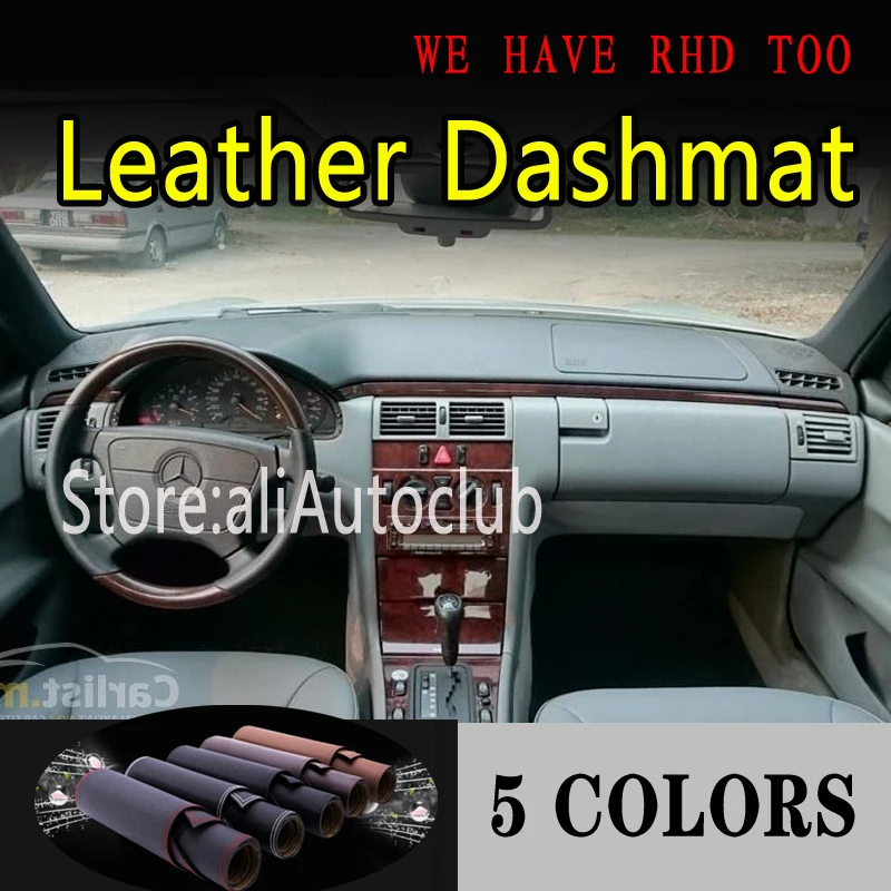 

Leather Dashmat Dashboard Cover Pad Dash Mat Sunshade Car Carpet for Mercedes-benz E Class W210 E280 E300 E400 1996-2002 2003
