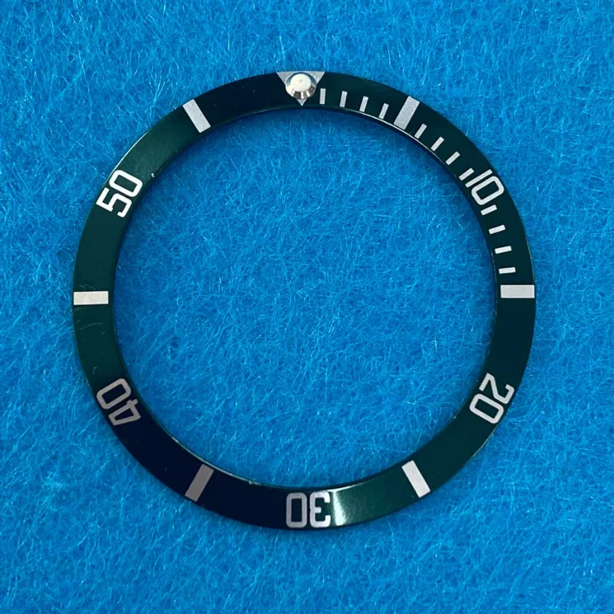 37.5MM Watch Bezel Insert Watch Accessories Watch Case Bezel Aluminum Piece Bezel Diameter 37.5mm Inside 30.7mm Watch Bezel