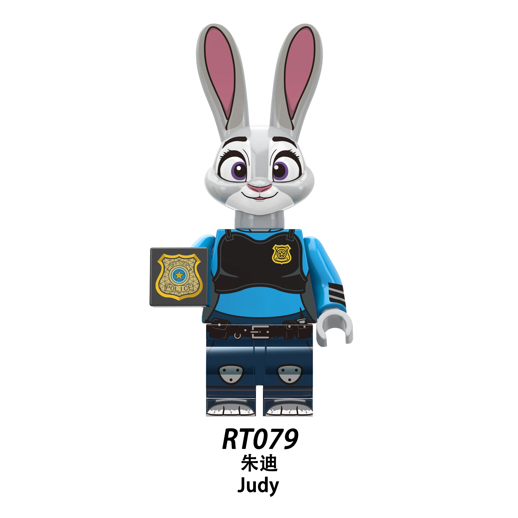 Фото Фигурки здальных блоков Zootopia RT8012, включает Ник, Джуди, Світанок Беллвинт, Леодор Левсердце, Флэш, Главный Бого, креативный подарок №3