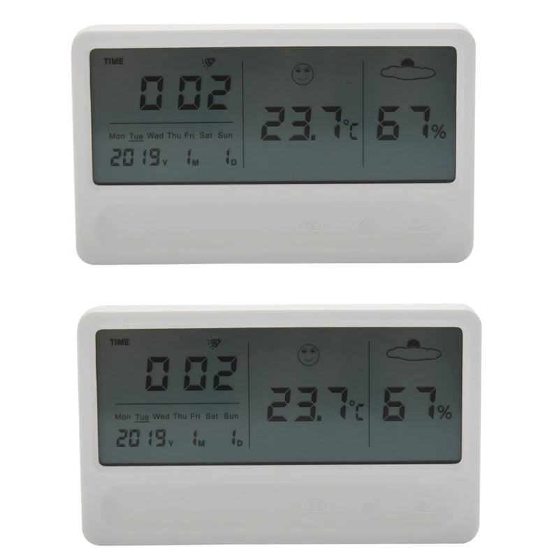 

Big Deal 2X Digital Hygrometer Thermometer Indoor Room Outdoor Temperature Humidity Meter LCD Stand Magnetic Backing Sensor