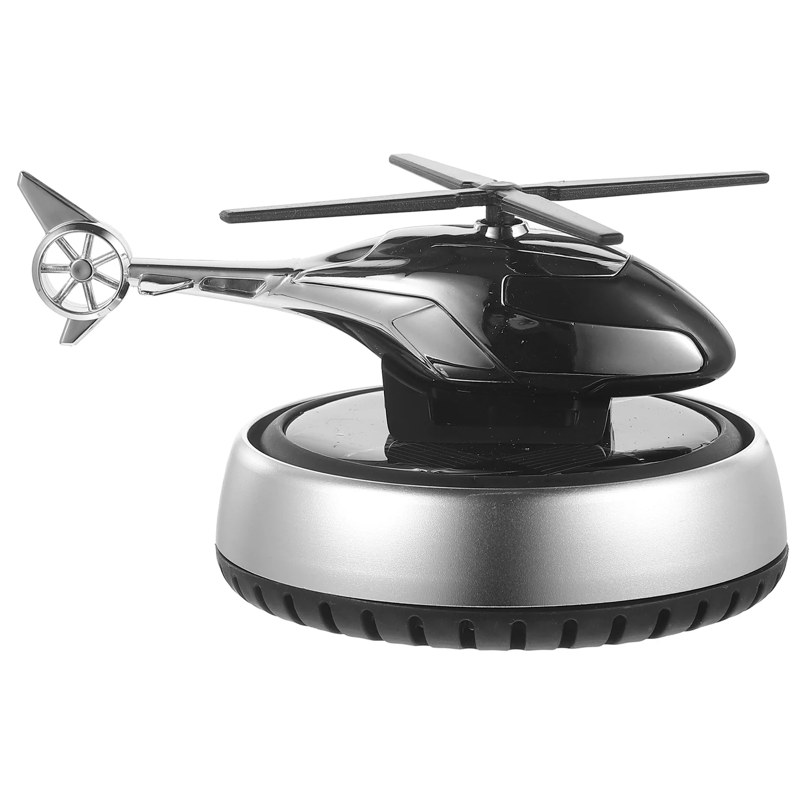

Car Aromatherapy Ornaments Solar Power Dashboard Decorations Helicopter Interior Energy Abs Office