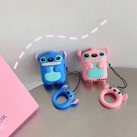 3d disney stitch case for apple airpods 1 2 3 pro cases cover for iphone bluetooth earbuds earphone case
