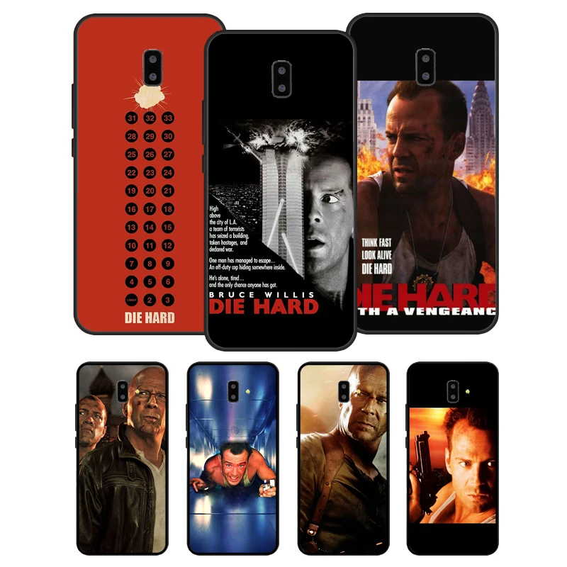 Чехол с изображением Брюса Виллиса из твердого фильма для Samsung A6, A7, A8, A9, J8 2018, A3, A5, J1 2016, J3, J5, J7 2017, J6, J4 Plus, чехол