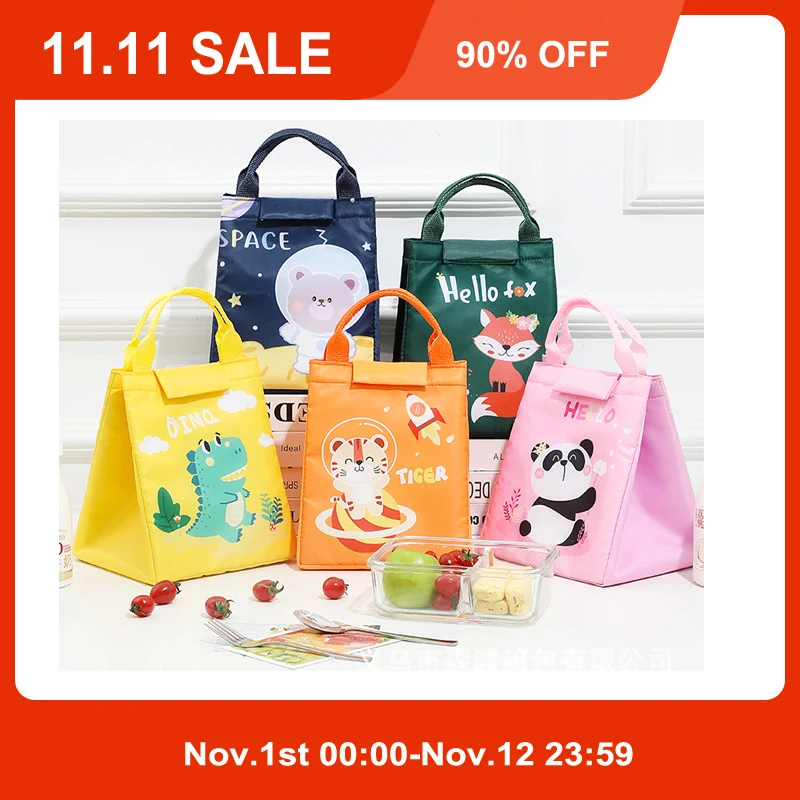 Insulated Lunch Bag For Women Kids Cooler Bag Thermal Bag Portable Lunch Box Food Picnic Bags Ice Pack Tote Lunch Bags for Work